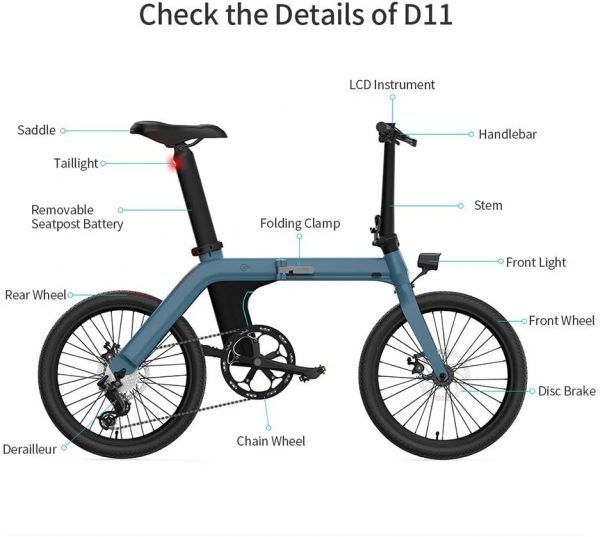 Características Bicicleta FIIDO D11