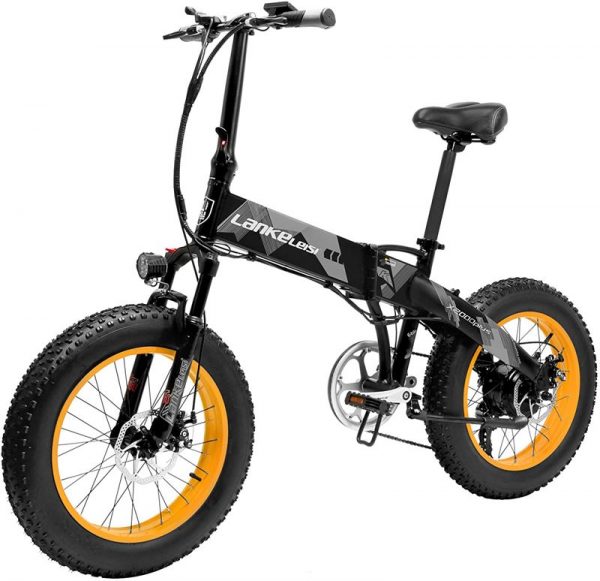 Bicicleta electrica plegable LANKELEISI X2000 PLUS