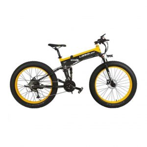 Bicicleta electrica plegable de montaña LANKELEISI XT750 500W